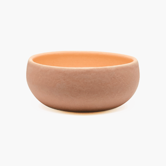 Bubble Dip Bowl in Soft Orange Semi-Porcelain