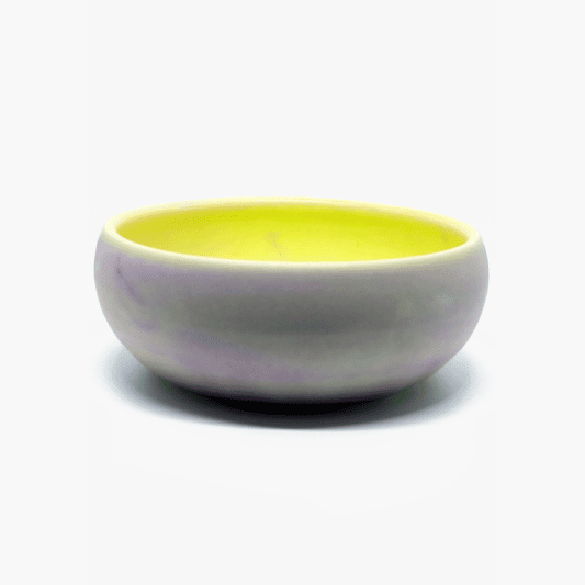 Bubble Dip Bowl in Taupe and Pear Semi-Porcelain