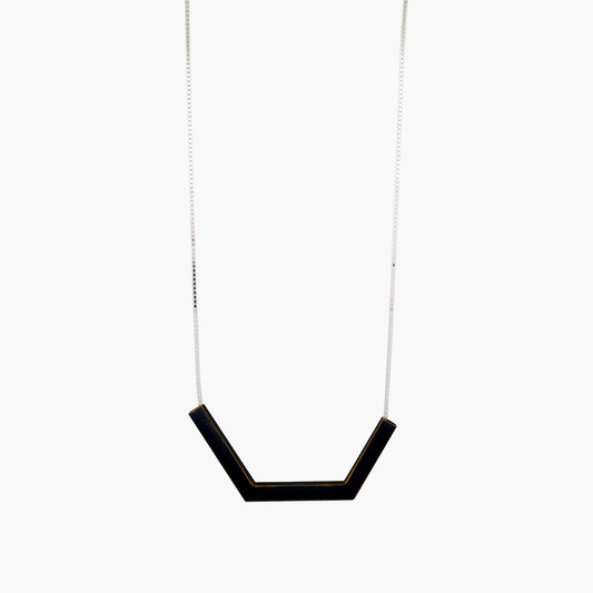Small Angle Frame pendant & chain