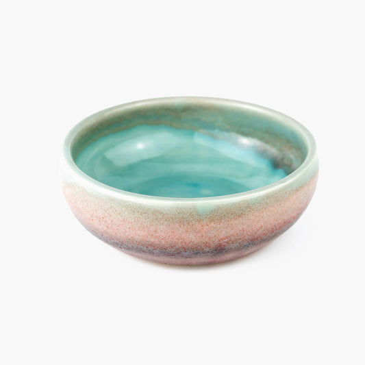 Bubble Dip Bowl in Seafoam Semi-Porcelain