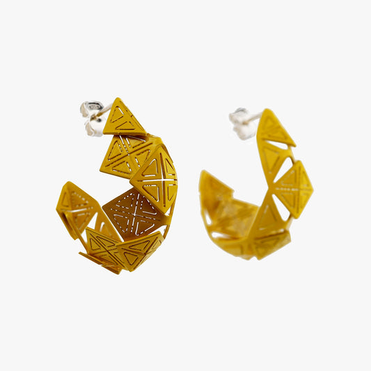 Boucles d'oreilles Origami Hoops (petites)