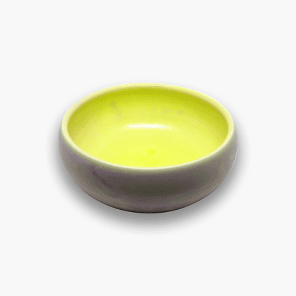 Bubble Dip Bowl in Taupe and Pear Semi-Porcelain