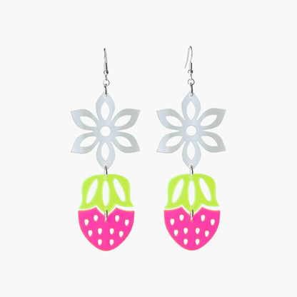 Otehimin - Heart Berry earrings