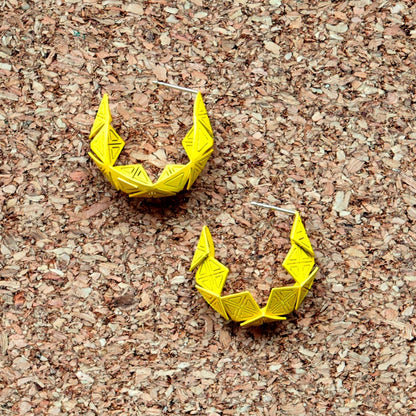 Origami Hoops earrings (small)