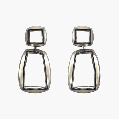 Sterling silver HANO earrings by Kim Paquet