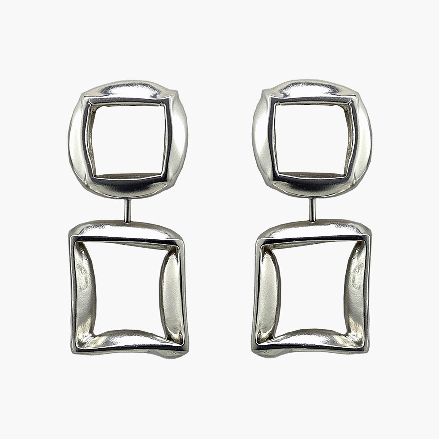 Sterling silver RAFO earrings by Kim Paquet