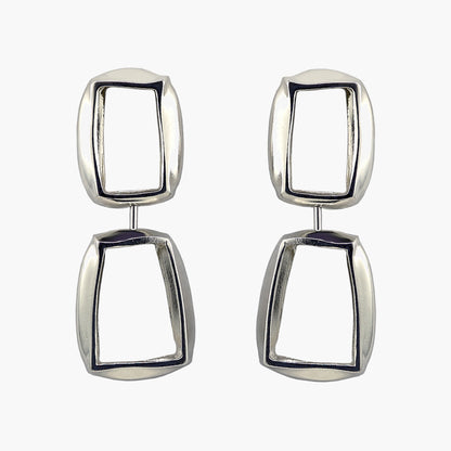 Sterling silver XANO earrings by Quebec artist Kim Paquet