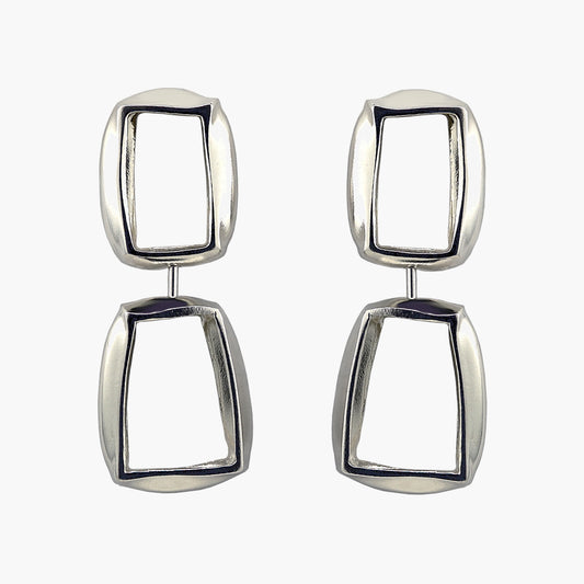Sterling silver XANO earrings by Quebec artist Kim Paquet